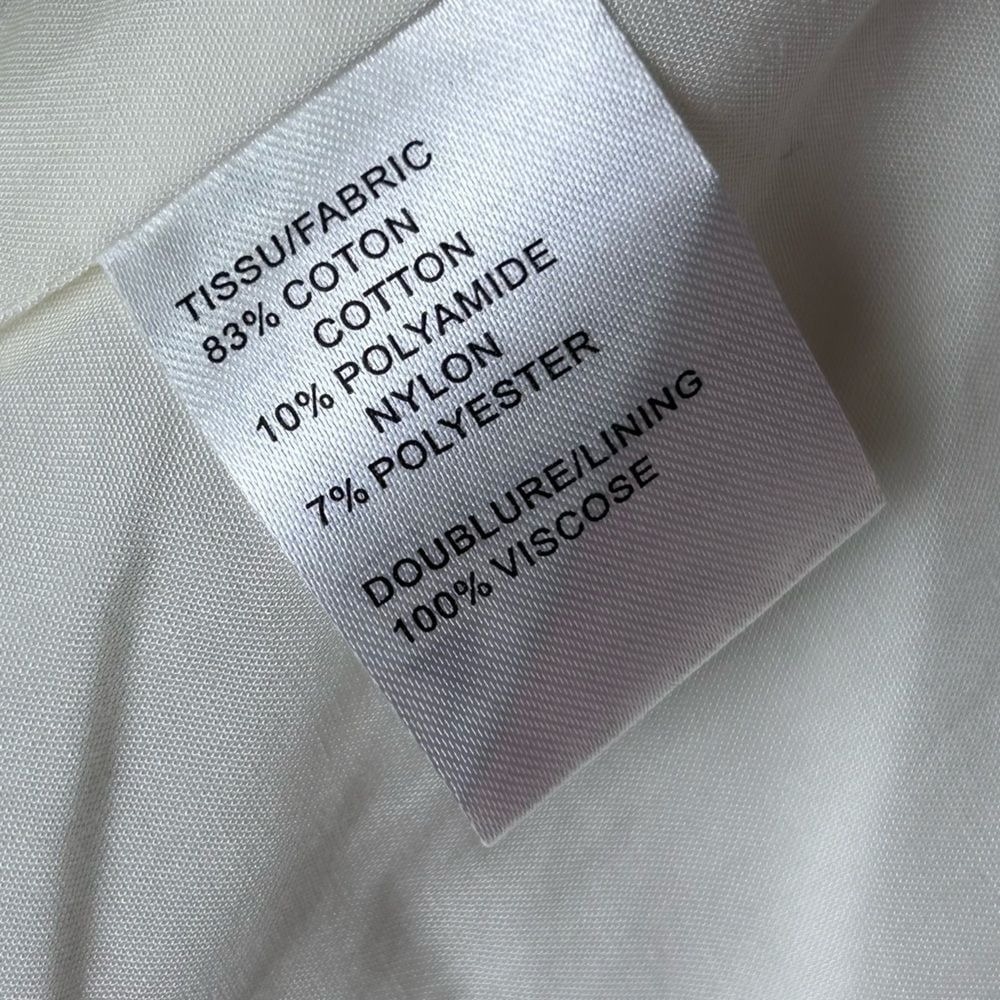 Lauren Vidal white coat sz M - Picture 6 of 7